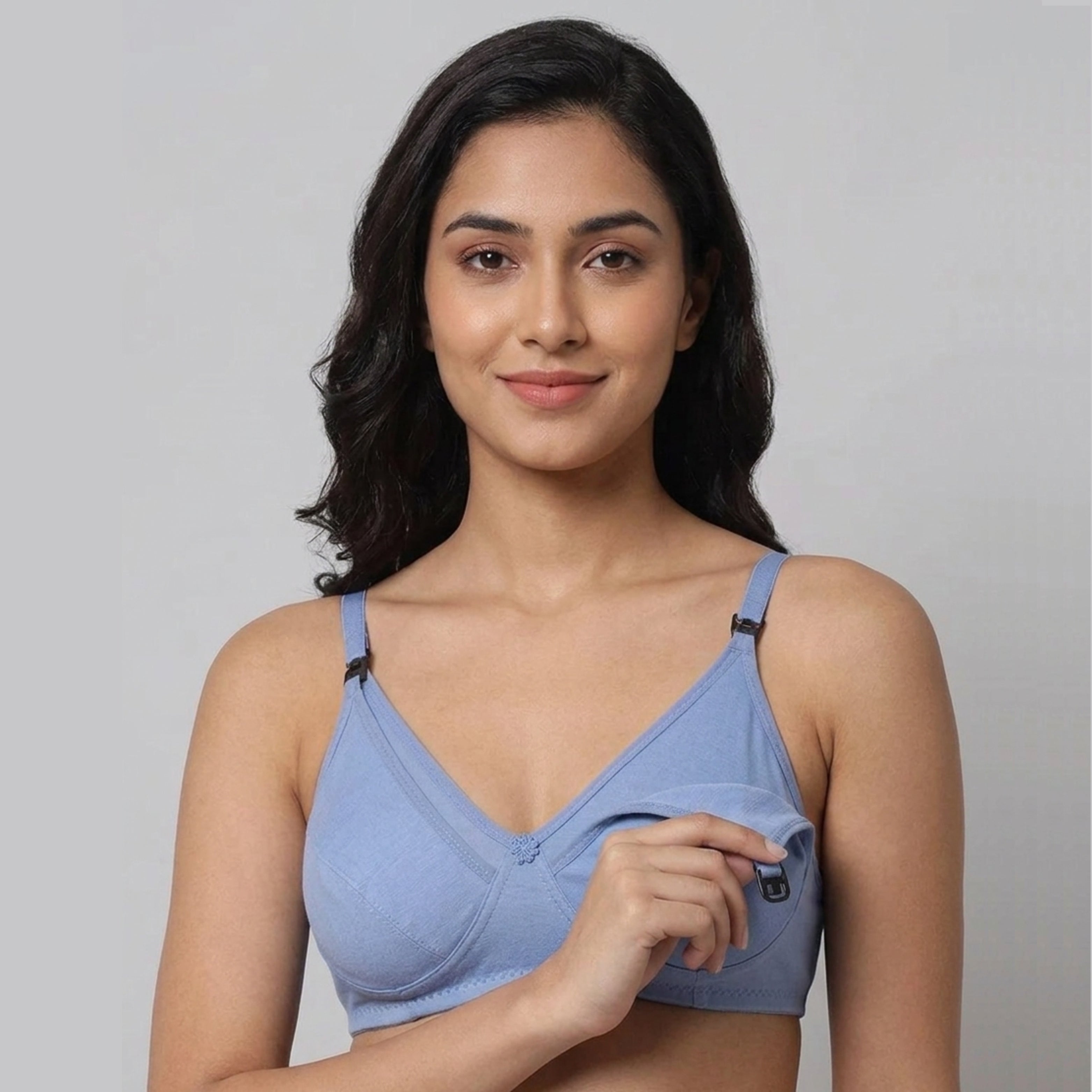 New Mom Essential Combo – Nursing Cover + 3 Feeding Bras + 3 C section Panties