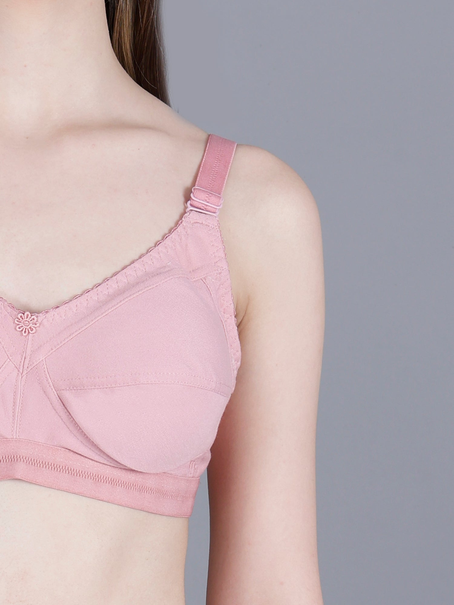 Cotton Non-Padded Non-Wired Full Coverage Bra for Everyday Use