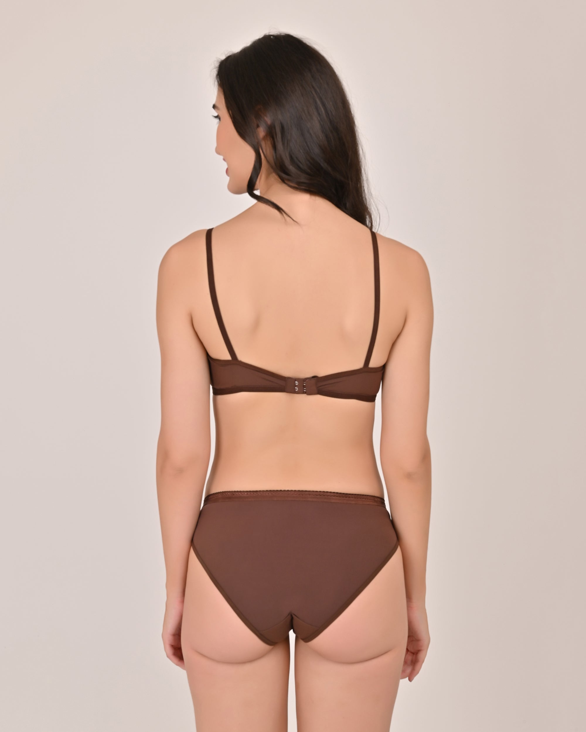 Honeymoon Sexy Lingerie Cotton Non-Padded Set Combo of 2: Cup B