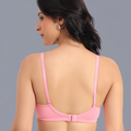 Padded Non-Wired Full Cup T-shirt Bra in Soft Pink